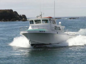 Photo of a Charter Boat on the Pacific Ocian