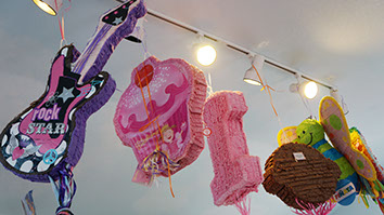 large selection of pinatas available for your next party.